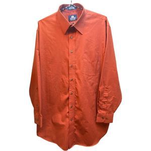 Stafford mens XL Burnt Orange Dress Shirt